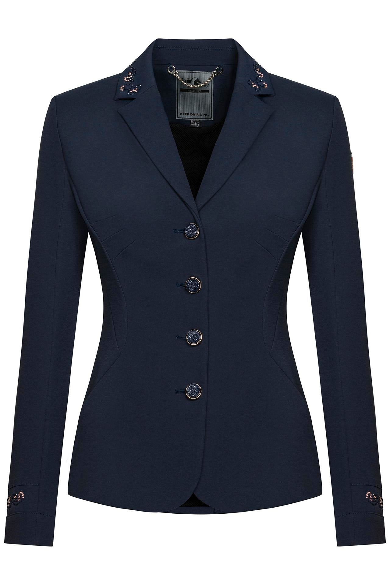 Show jacket FP TAYLOR CHIC ROSEGOLD navy 80 - Equiluxe Tack - Equiluxe Tack