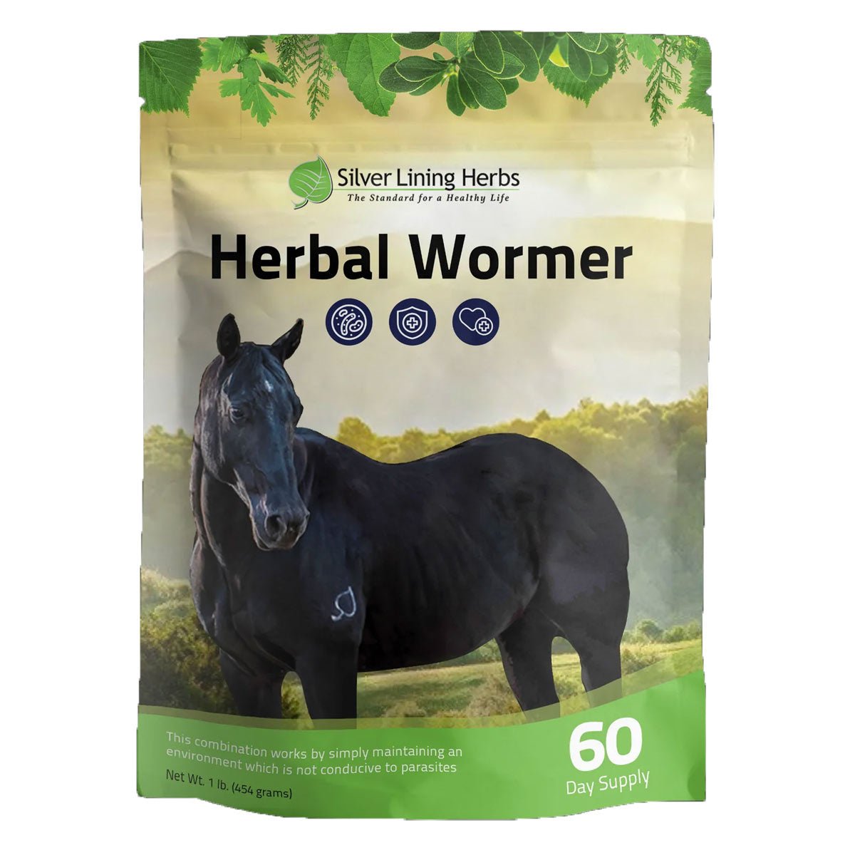 Silver Lining Herbs - Herbal Wormer 1 lb Bag - Equiluxe Tack - Equiluxe Tack