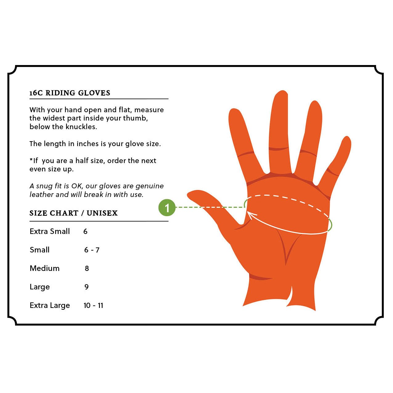 Sixteen Cypress Classic Riding Gloves, Cognac - Equiluxe Tack
