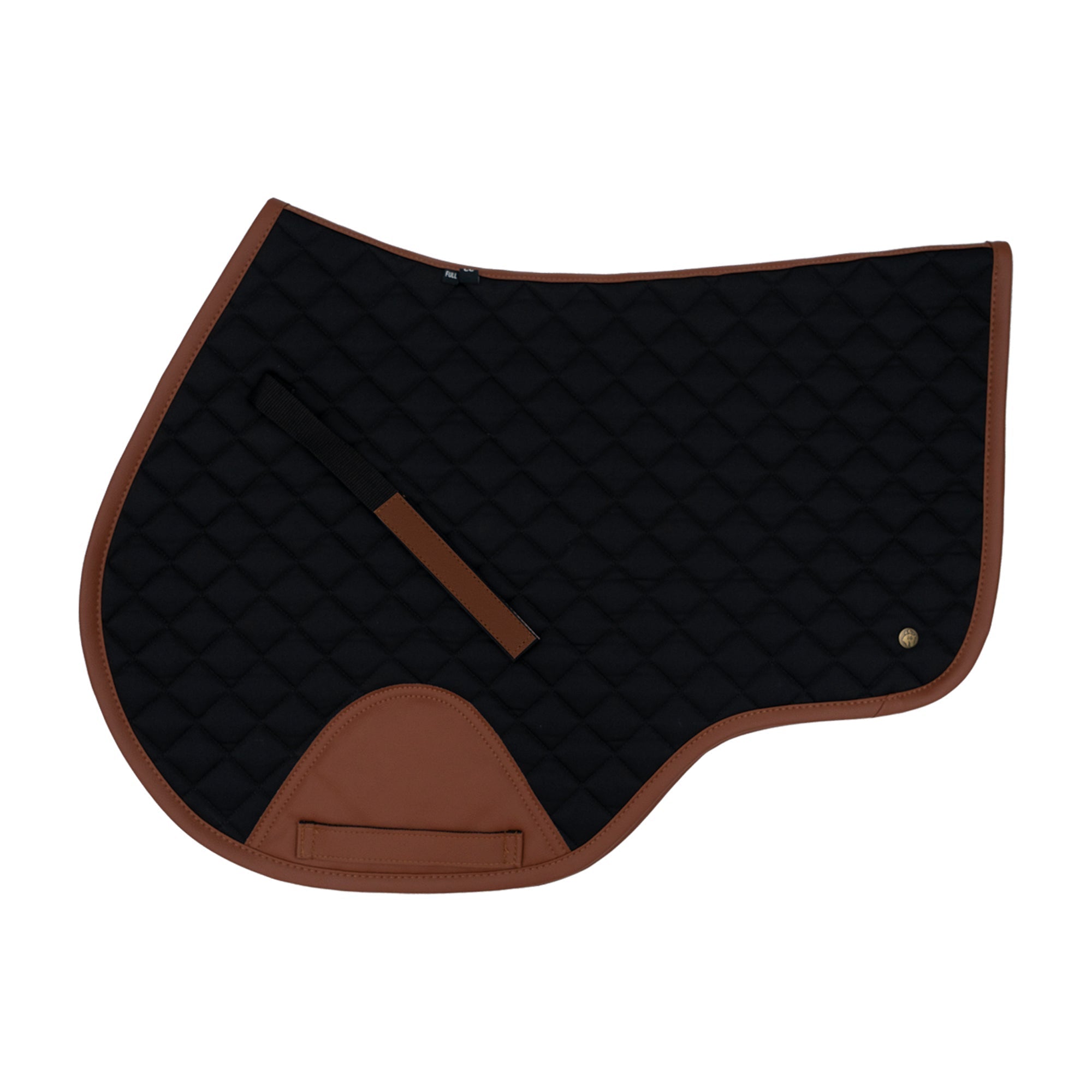 Sixteen Cypress Close Contact pad, Black & Cognac - Sixteen Cypress - Equiluxe Tack