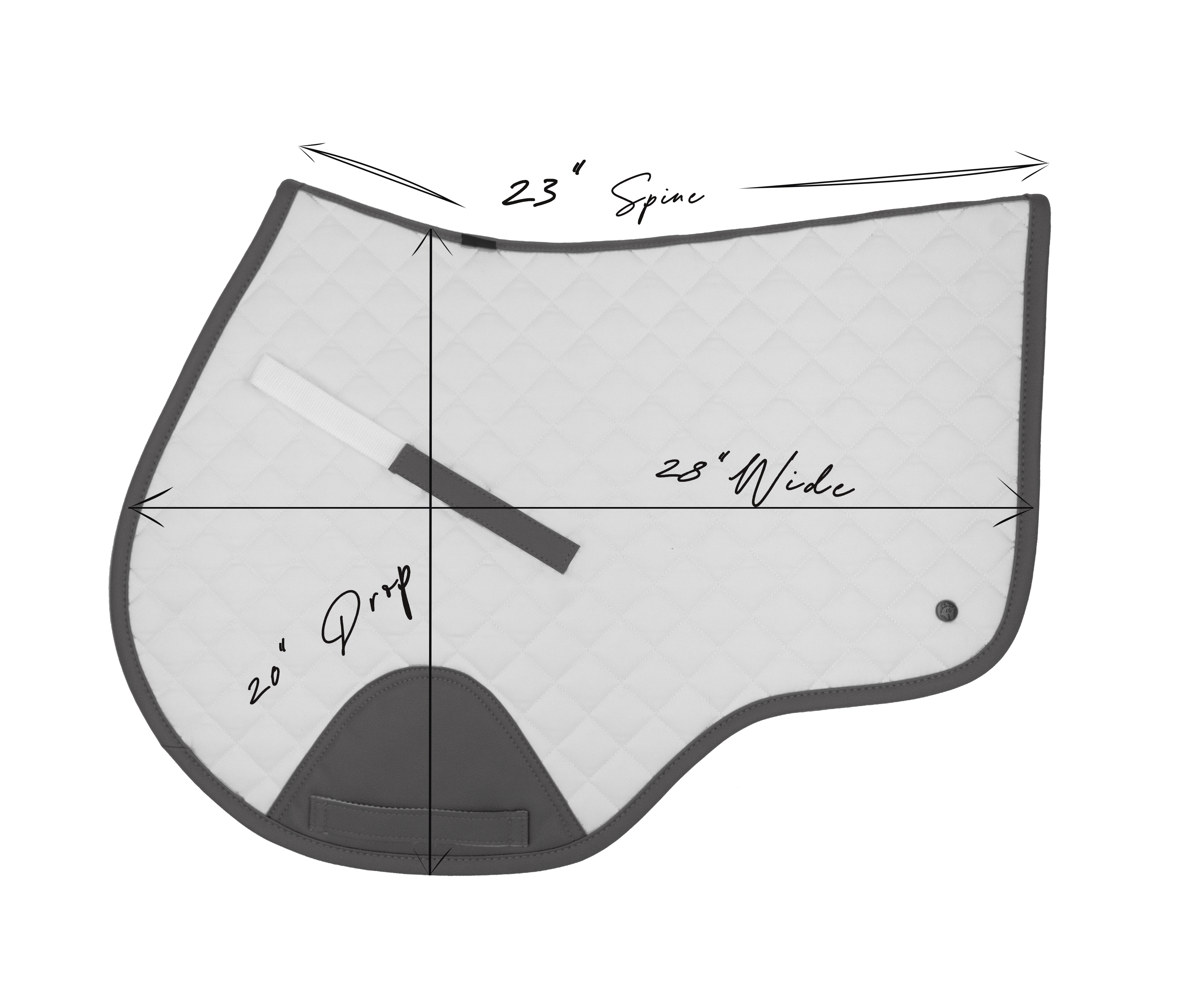 Sixteen Cypress Close Contact pad, Cypress & Cognac - Sixteen Cypress - Equiluxe Tack