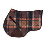 Sixteen Cypress Close Contact pad, Field Plaid & Hickory - Sixteen Cypress - Equiluxe Tack