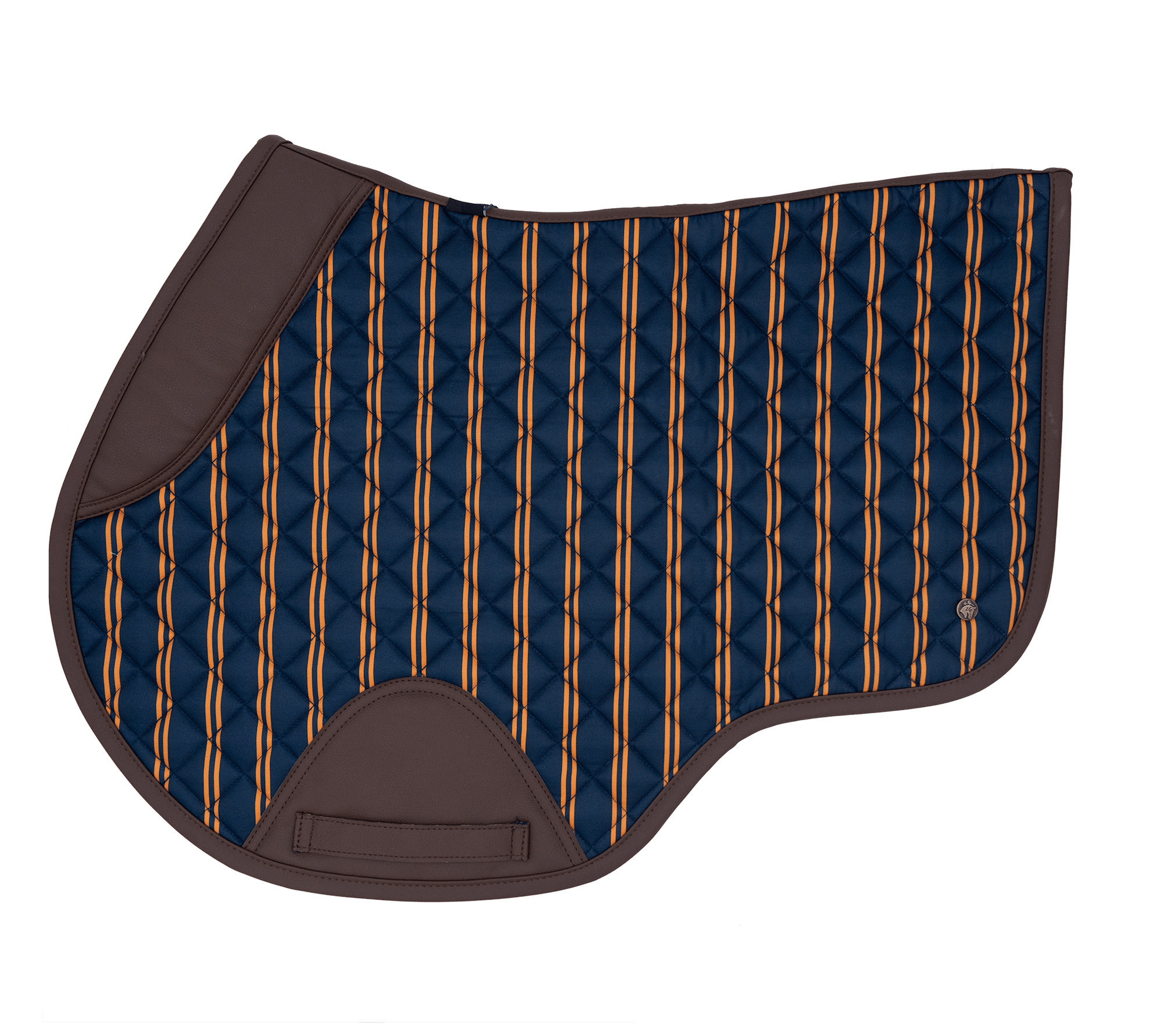 Sixteen Cypress Close Contact pad, Peninsula Stripe - Sixteen Cypress - Equiluxe Tack