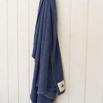 Sixteen Cypress Cotton Waffle Horse Drying Towel, Indigo - Sixteen Cypress - Equiluxe Tack