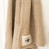 Sixteen Cypress Cotton Waffle Horse Drying Towel, Sand - Sixteen Cypress - Equiluxe Tack