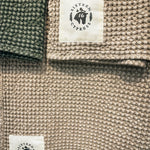 Sixteen Cypress Cotton Waffle Horse Drying Towel, Sand - Sixteen Cypress - Equiluxe Tack