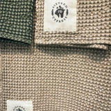 Sixteen Cypress Cotton Waffle Horse Drying Towel, Sand - Sixteen Cypress - Equiluxe Tack