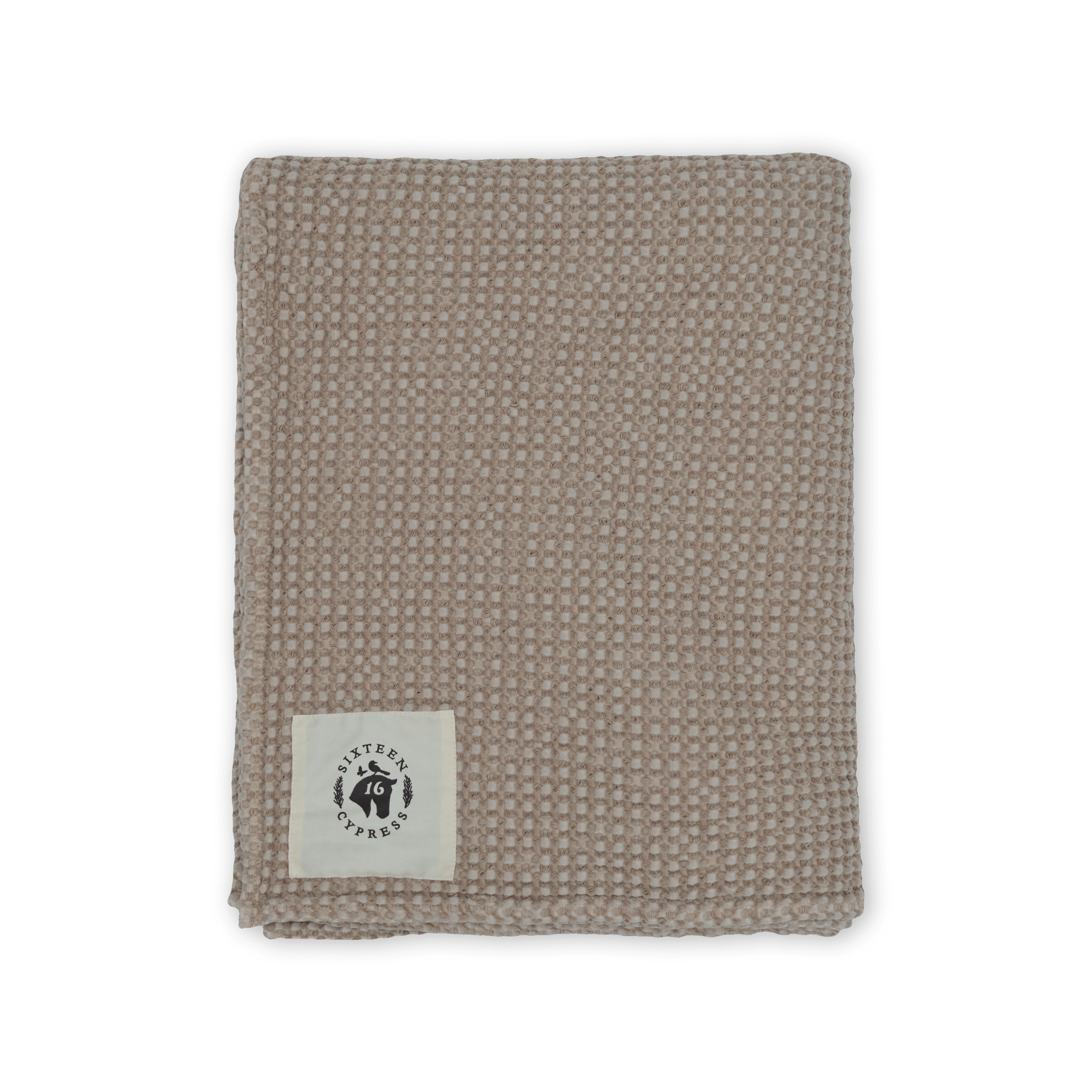 Sixteen Cypress Cotton Waffle Horse Drying Towel, Sand - Sixteen Cypress - Equiluxe Tack