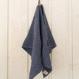 Sixteen Cypress Cotton Waffle Stable Towel, Indigo - Sixteen Cypress - Equiluxe Tack
