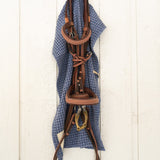 Sixteen Cypress Cotton Waffle Stable Towel, Indigo - Sixteen Cypress - Equiluxe Tack