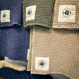 Sixteen Cypress Cotton Waffle Stable Towel, Sand - Sixteen Cypress - Equiluxe Tack