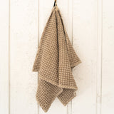 Sixteen Cypress Cotton Waffle Stable Towel, Sand - Sixteen Cypress - Equiluxe Tack