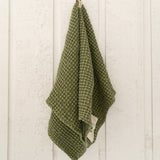 Sixteen Cypress Cotton Waffle Stable Towel, Spruce - Sixteen Cypress - Equiluxe Tack