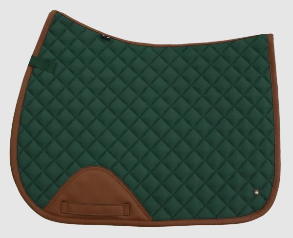 Sixteen Cypress, Cypress Green & Cognac Jumper Pad - Sixteen Cypress - Equiluxe Tack