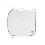 Sixteen Cypress Daily Sport Dressage Saddle Pad - Black - Sixteen Cypress - Equiluxe Tack