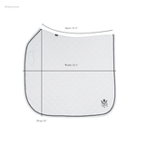 Sixteen Cypress Daily Sport Dressage Saddle Pad - Black - Sixteen Cypress - Equiluxe Tack