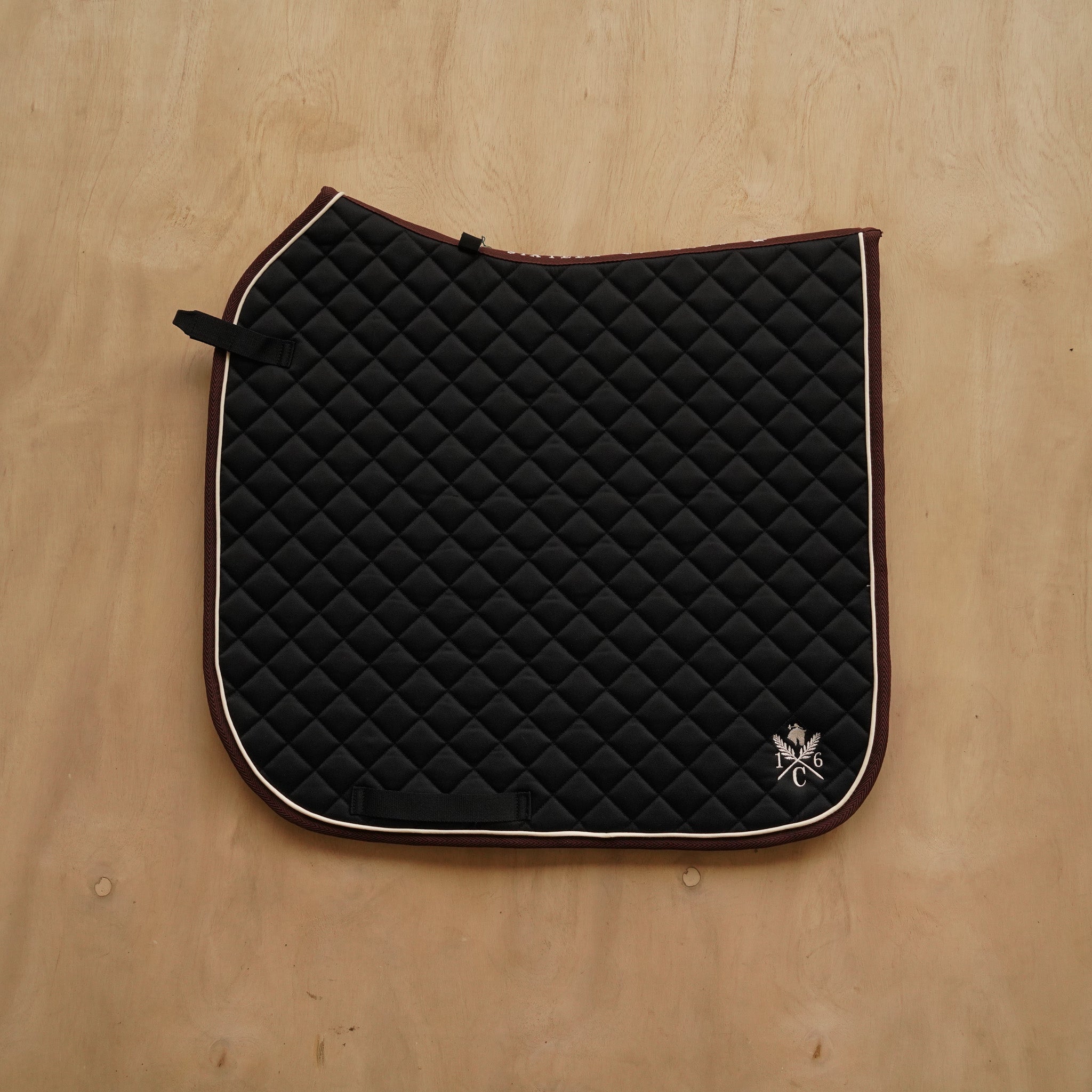 Sixteen Cypress Daily Sport Dressage Saddle Pad - Black - Sixteen Cypress - Equiluxe Tack