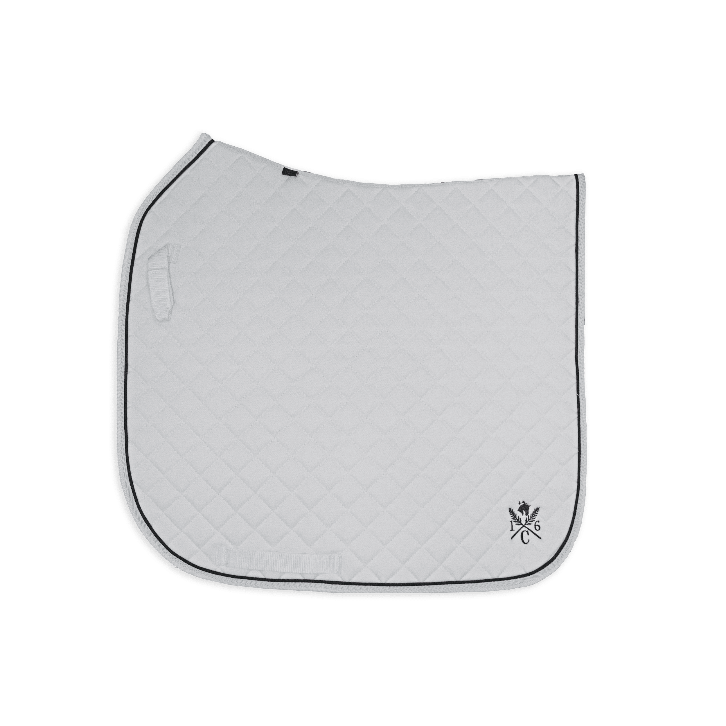 Sixteen Cypress Daily Sport Dressage Saddle Pad - White - Sixteen Cypress - Equiluxe Tack