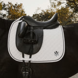 Sixteen Cypress Daily Sport Dressage Saddle Pad - White - Sixteen Cypress - Equiluxe Tack