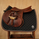 Sixteen Cypress Daily Sport Jumper Saddle Pad - Black - Sixteen Cypress - Equiluxe Tack