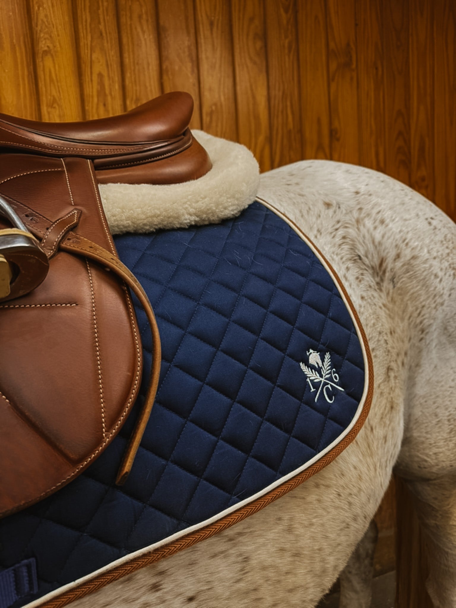Sixteen Cypress Daily Sport Jumper Saddle Pad - Navy - Sixteen Cypress - Equiluxe Tack