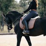 Sixteen Cypress Dressage Pad, Herringbone & Cognac