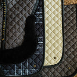 Sixteen Cypress Dressage Pad, Pearl & Black