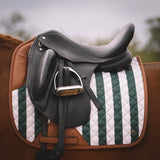 Sixteen Cypress Dressage Pad, Carmel Stripe - Sixteen Cypress - Equiluxe Tack