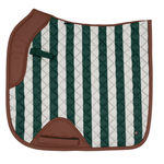 Sixteen Cypress Dressage Pad, Carmel Stripe - Sixteen Cypress - Equiluxe Tack