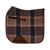 Sixteen Cypress Dressage Pad, Field Plaid & Hickory - Sixteen Cypress - Equiluxe Tack