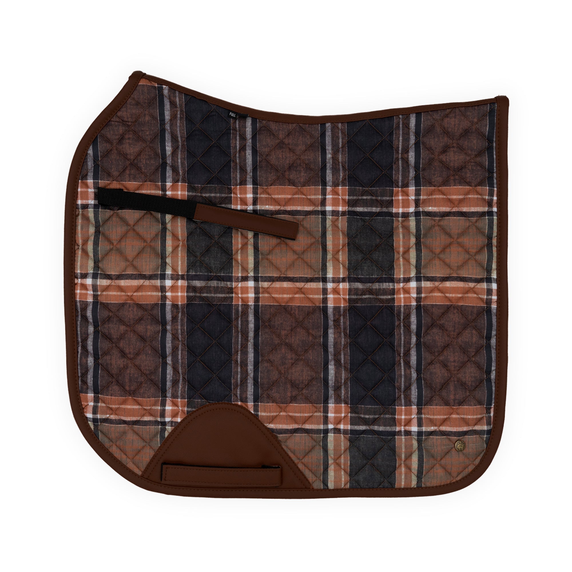 Sixteen Cypress Dressage Pad, Field Plaid & Hickory - Sixteen Cypress - Equiluxe Tack
