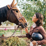 Sixteen Cypress Ear Net, Camel - Sixteen Cypress - Equiluxe Tack