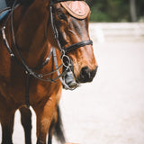 Sixteen Cypress Ear Net, Camel - Sound - softening - Sixteen Cypress - Equiluxe Tack