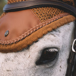 Sixteen Cypress Ear Net, Camel - Sound - softening - Sixteen Cypress - Equiluxe Tack