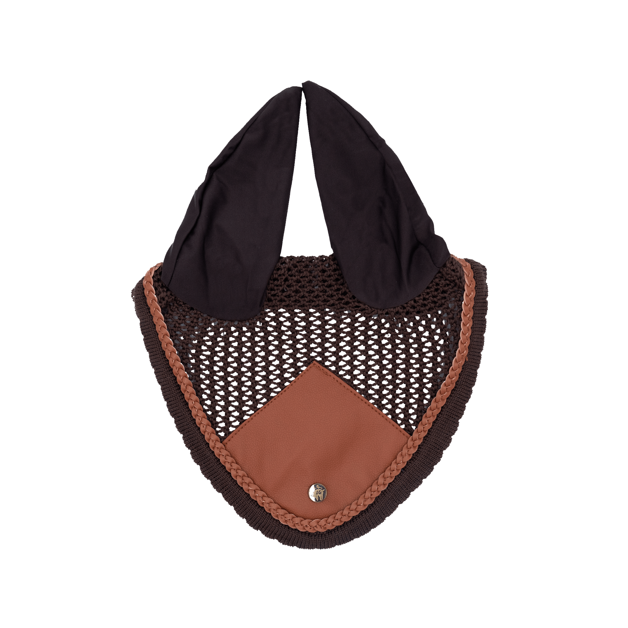 Sixteen Cypress Ear Net, Tobacco - Sixteen Cypress - Equiluxe Tack
