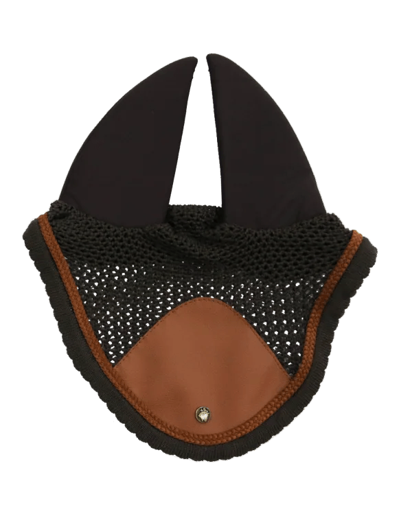 Sixteen Cypress Ear Net, Tobacco - Sixteen Cypress - Equiluxe Tack