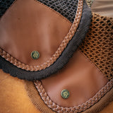 Sixteen Cypress Ear Net, Tobacco