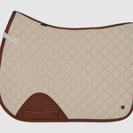 Sixteen Cypress Ivory & Cognac Jumper Pad - Sixteen Cypress - Equiluxe Tack