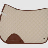 Sixteen Cypress Ivory & Cognac Jumper Pad - Sixteen Cypress - Equiluxe Tack