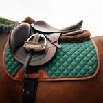 Sixteen Cypress Jumper Pad, Cypress & Cognac - Sixteen Cypress - Equiluxe Tack