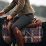 Sixteen Cypress Jumper Pad, Field Plaid & Hickory - Sixteen Cypress - Equiluxe Tack