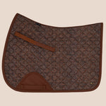 Sixteen Cypress Jumper Pad, Herringbone & Cognac - Sixteen Cypress - Equiluxe Tack