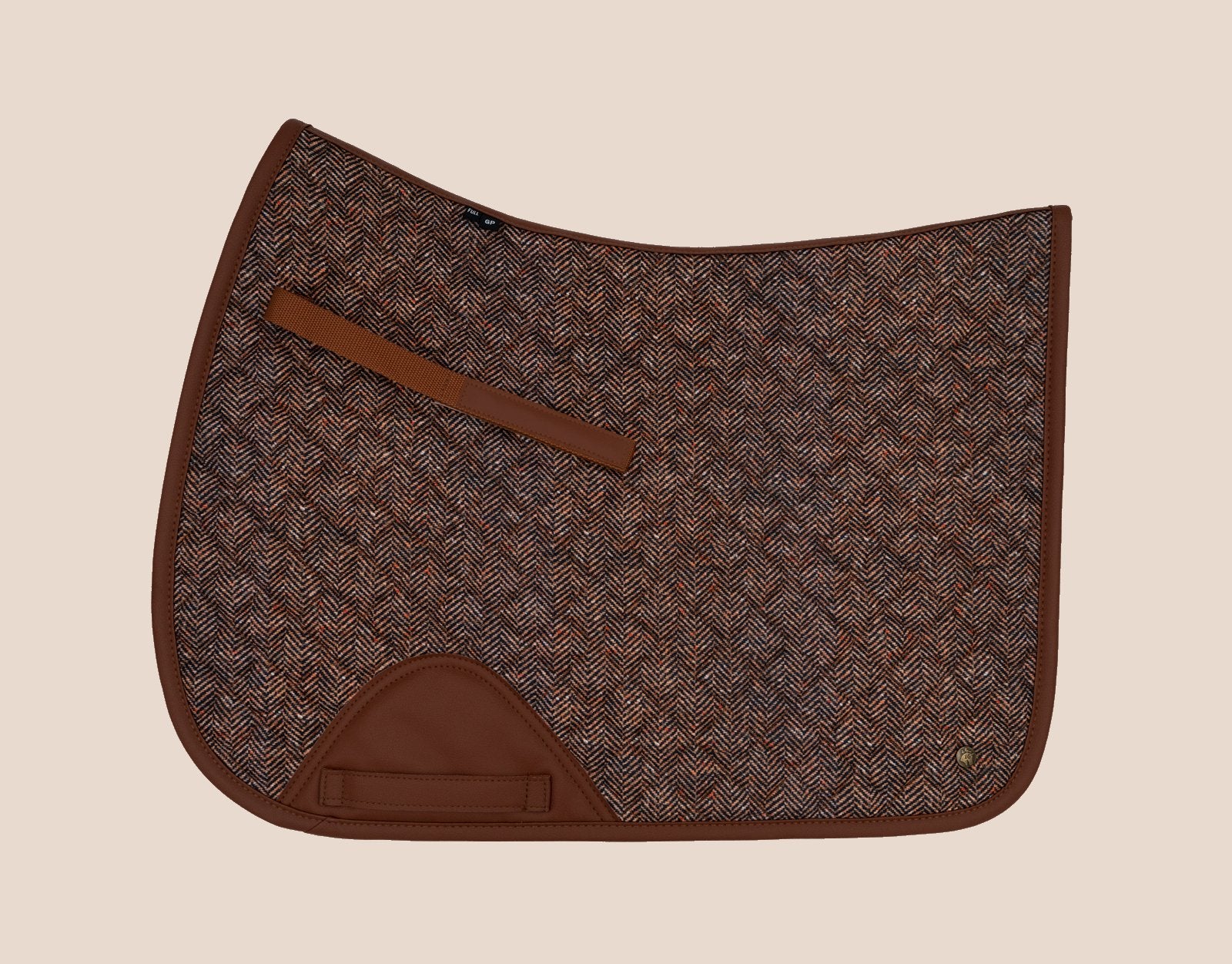 Sixteen Cypress Jumper Pad, Herringbone & Cognac - Sixteen Cypress - Equiluxe Tack