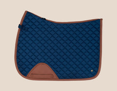 Sixteen Cypress Jumper Pad, Navy & Cognac - Sixteen Cypress - Equiluxe Tack