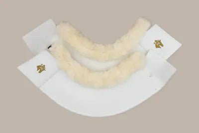 Sixteen Cypress Leatherette Bell Boots, White - Sixteen Cypress - Equiluxe Tack