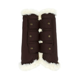 Sixteen Cypress Leatherette Brushing Boots, Hickory - Sixteen Cypress - Equiluxe Tack