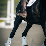 Sixteen Cypress Leatherette Brushing Boots, White - Sixteen Cypress - Equiluxe Tack