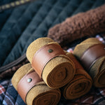 Sixteen Cypress Leatherette Polos, Camel & Cognac - Sixteen Cypress - Equiluxe Tack