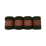 Sixteen Cypress Leatherette Polos, Dark Olive & Cognac - Sixteen Cypress - Equiluxe Tack