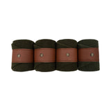 Sixteen Cypress Leatherette Polos, Dark Olive & Cognac - Sixteen Cypress - Equiluxe Tack